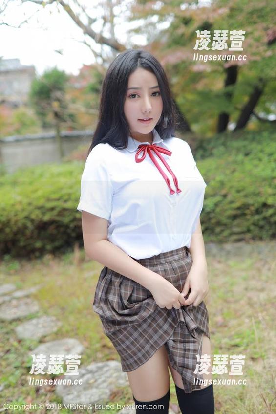 MFStar模范学院 - 小奶瓶呜呜的御姐私拍合集，谁能抵挡这样的小撩？