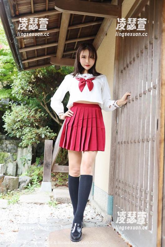 MyGirl美媛馆 - 糯美子Mini，在线中荡漾着的皮衣诱惑，作品带着电流感。