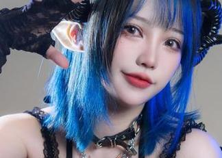 原图奉上，狐洛洛子最新系列黑长直，别问我为什么这么吸引。