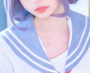 神乐坂真冬的熊少女cos，这个冬天怎么可能不被甜到发软！反正我是！