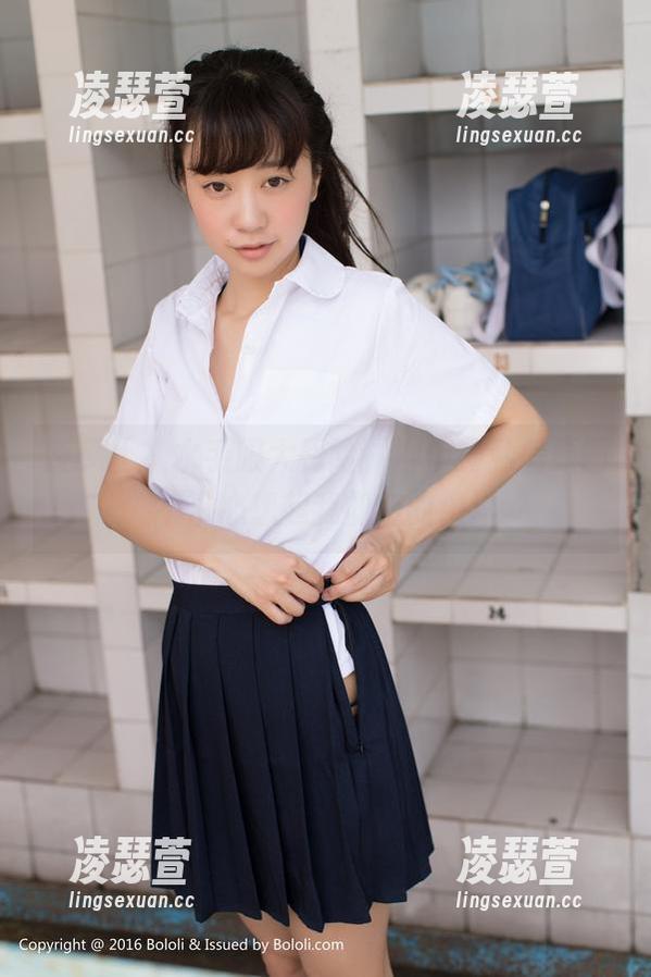 菠萝社-柳侑绮 菠萝社 - 水手服大探险,柳侑绮私房原图,不小心想起我初恋的海洋梦